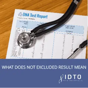 what does not excluded dna results mean