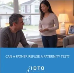 man refuses a paternity test