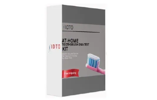 at home toothbrush dna test kit sibling